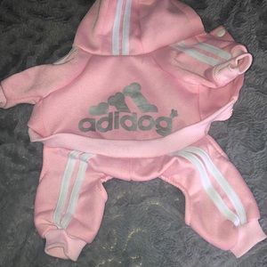 Dog adidas sweater